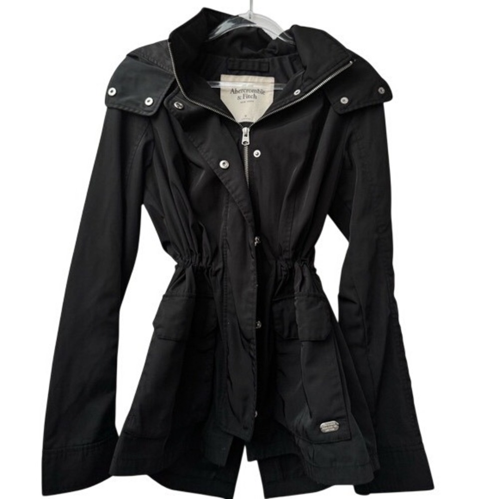 Abercrombie‎ & Fitch Women's Black Utility Jacket, Size M